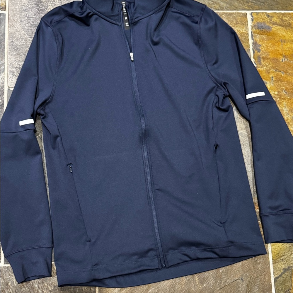 Men's Navy Full-Zip Jacket